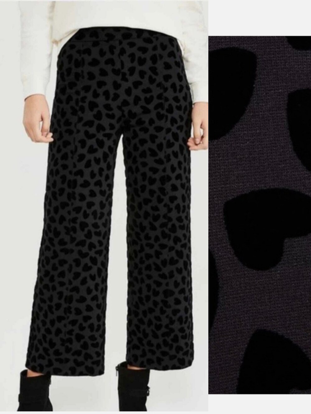 Ann Taylor Velvet Heart Easy Straight Crop Pant